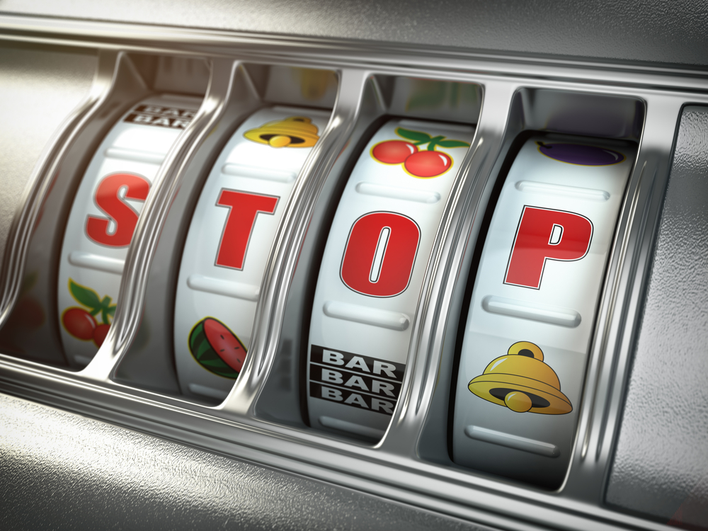 stop on gambling machine