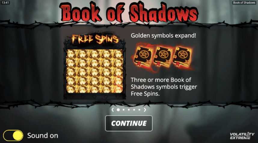 book of shadows