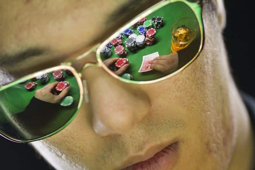 sunglasses cards player