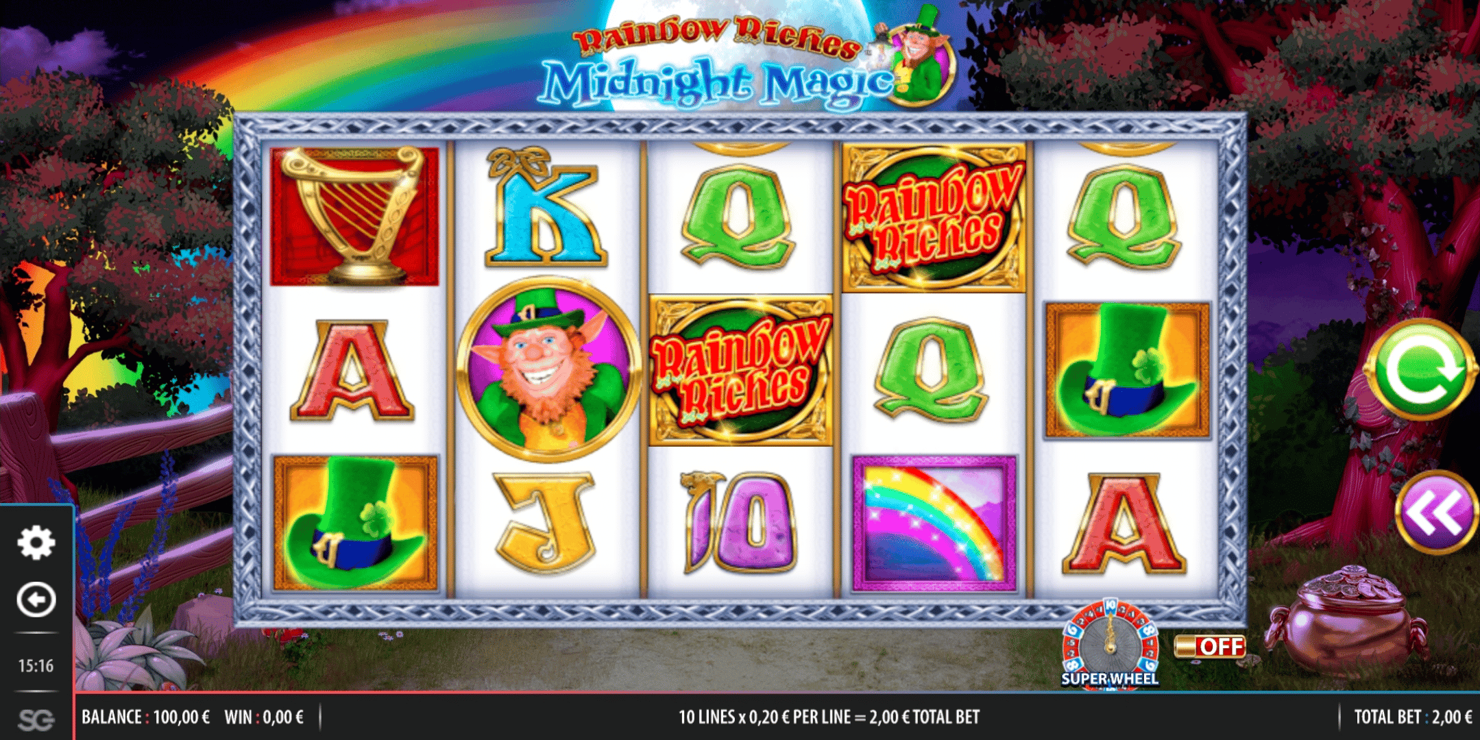 Rainbow riches slot review games