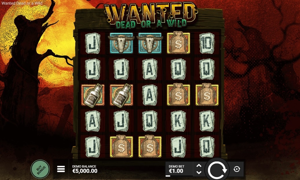 Wanted Dead Or A Wild Free Spins