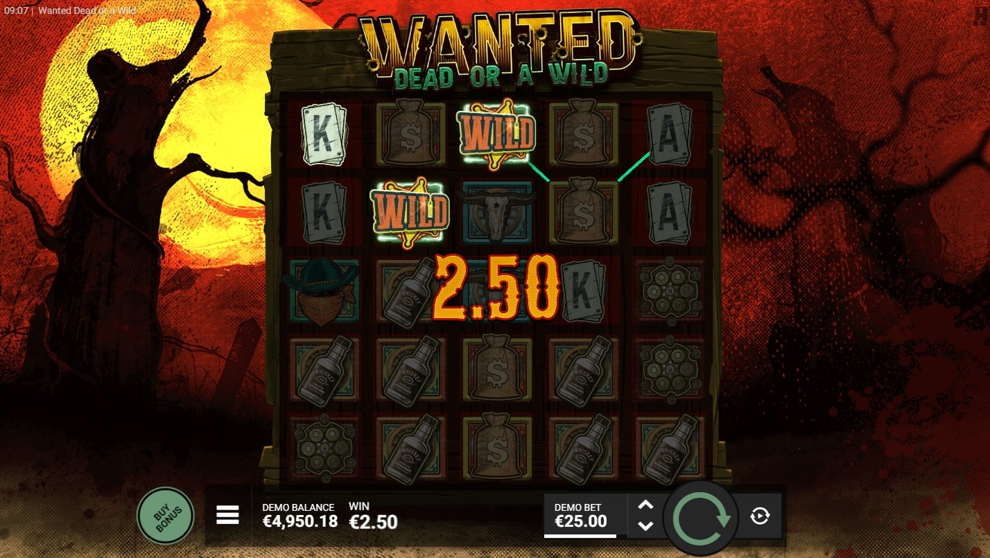 Wanted Dead Or A Wild Online Slot